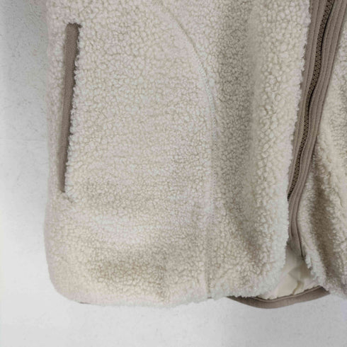 ショコラフィネローブ chocol raffine robe ボアジップジャケット レディース  FREE